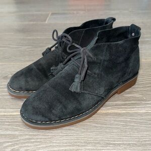 Hush Puppies Boots Medium Moyen Ankle Chukka Suede Booties Boots Women’s Size 9